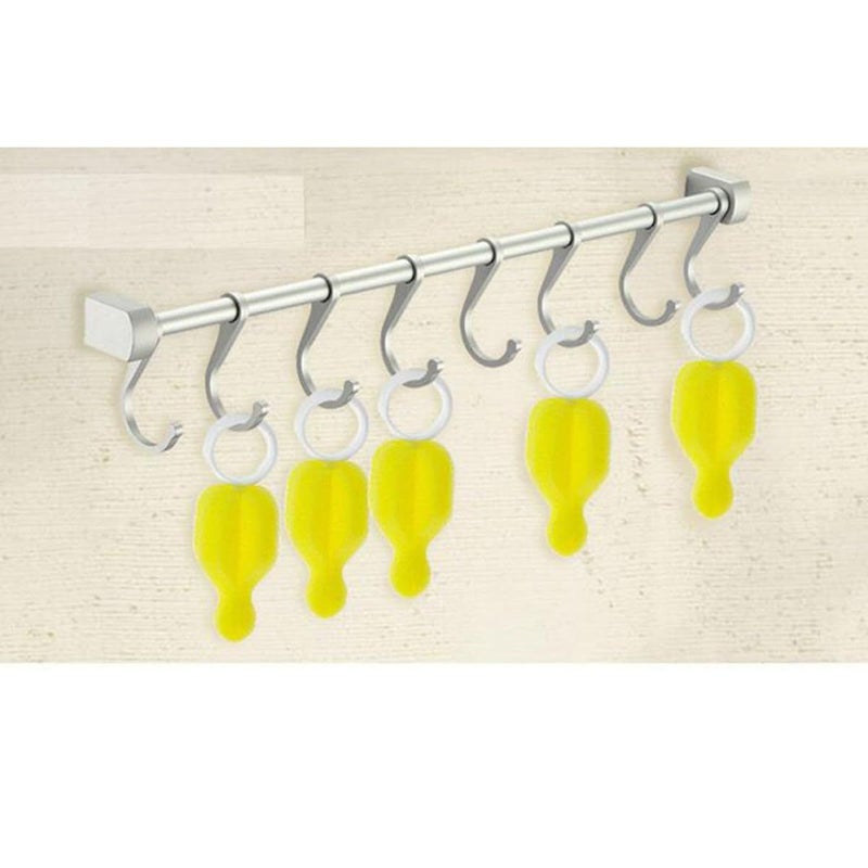 20 Pieces Yellow Cleaning Brush Sponge Set for Bottle Nipples and Teats - Image 5