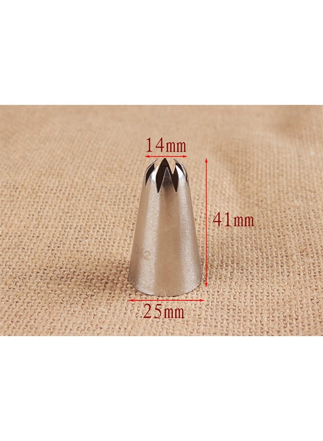 فوهة تزيين الكيك فضية - Image 2