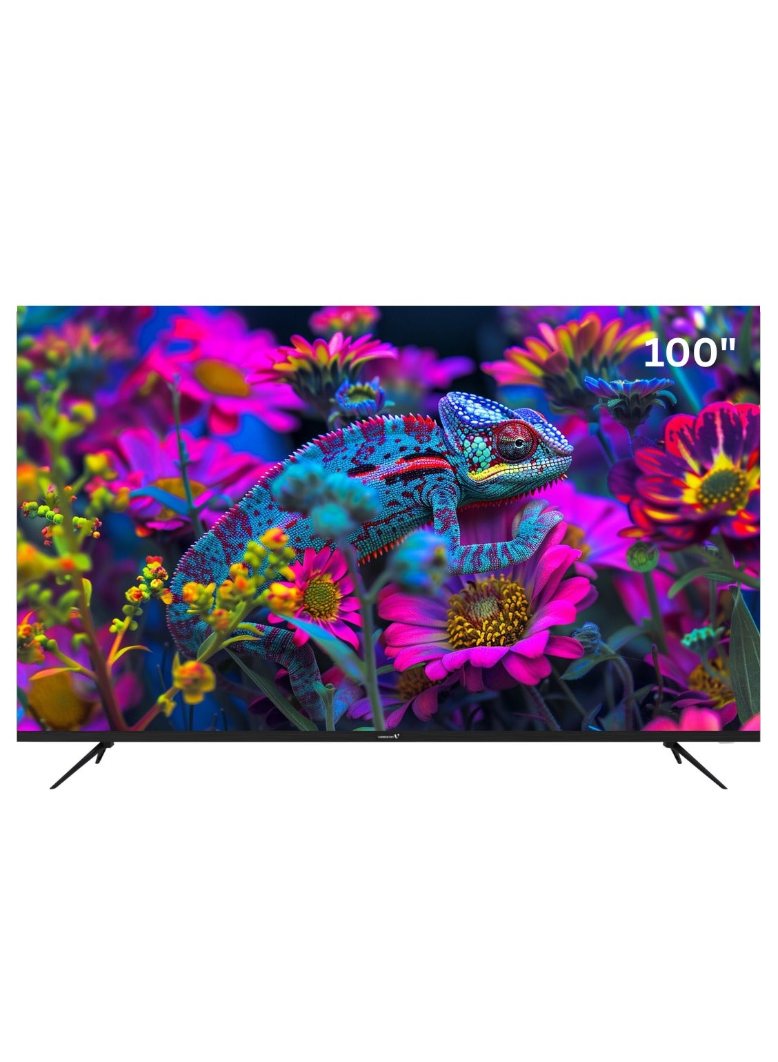 100 Inch QLED WebOS Hub Smart TV | 4K UHD | Magic Remote, Dolby Audio, Bluetooth, Apple AirPlay | A+ Grade Panel | Free Wall Mount – E100QLWO1100 E100QLWO1100 Black