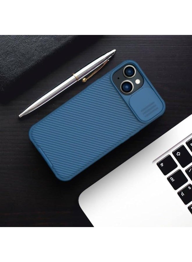 Nillkin CamShield Pro Case For iPhone 14 - Blue - Image 1