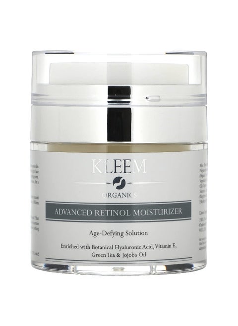 Kleem Organics, Advanced Retinol Moisturizer, Age-Defying Solution, 1.7 fl oz (50 ml)