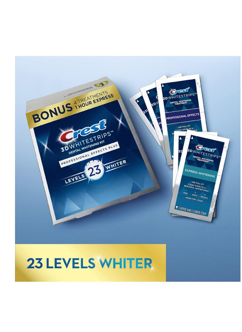 Crest - Crest 3D Whitestrips, Professional Effects Plus, Teeth Whitening Strip Kit, 48 Strips (24 Count Pack) - Image 1