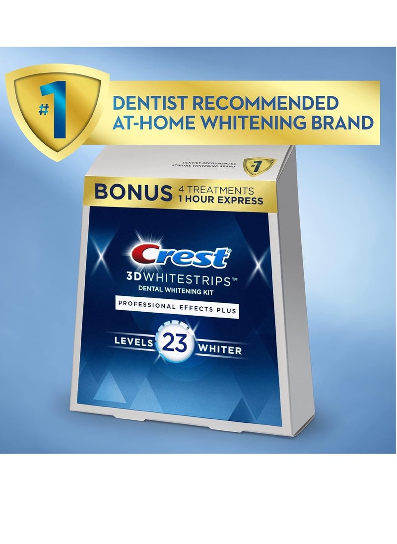 Crest - Crest 3D Whitestrips, Professional Effects Plus, Teeth Whitening Strip Kit, 48 Strips (24 Count Pack) - Image 1