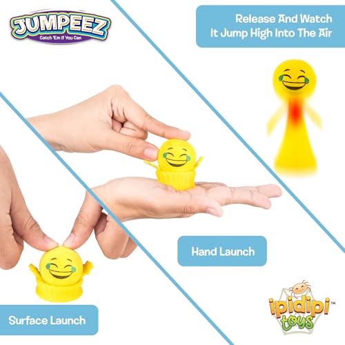 IPIDIPI TOYS ألعاب IPIDIPI Jumpeez صواريخ مضيئة 24 حبة ألعاب قاذفة نابضة للربيع هدايا سلة عيد الفصح للأطفال هدايا حفلات أعياد الميلاد حشوات بيض عيد الفصح حشوات حقائب الهدايا للبنات والأولاد - Image 5