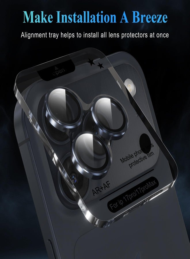 واقي عدسة الكاميرا YWXTW لهاتف 17 Pro/17 Pro Max باللون الأزرق - Image 5