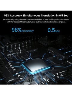 General M3 smart bluetooth translation headset supports 144 languages multi-language translation bluetooth headset  - Image 3