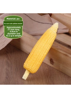 PU Simulation Corn Vegetable Model Foam Corn Cabinet Decoration Home Kitchen Ornaments Shooting Sketch Props-Colour:Pu-yellow Corn On The Cob