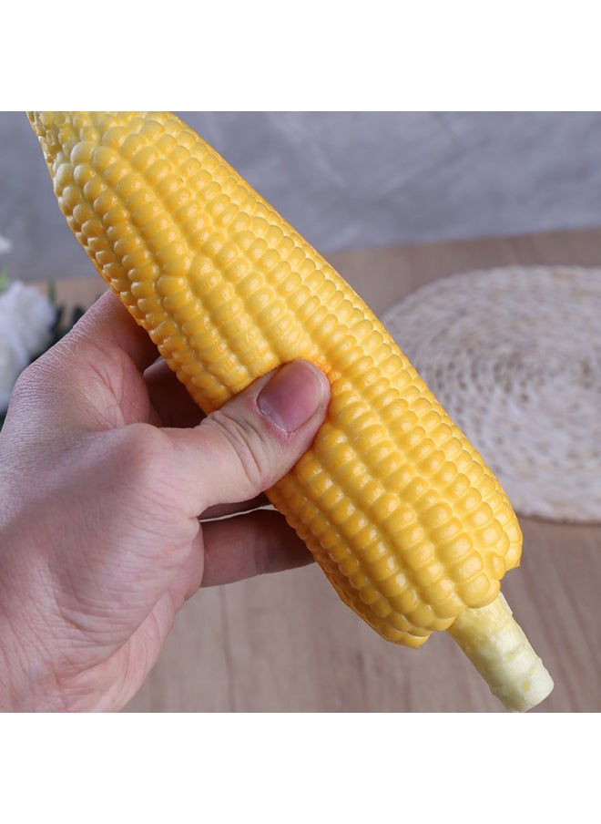 null - PU Simulation Corn Vegetable Model Foam Corn Cabinet Decoration Home Kitchen Ornaments Shooting Sketch Props-Colour:Pu-yellow Corn On The Cob - Image 1