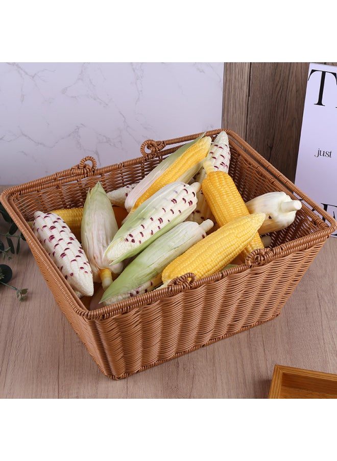 null - PU Simulation Corn Vegetable Model Foam Corn Cabinet Decoration Home Kitchen Ornaments Shooting Sketch Props-Colour:Pu-yellow Corn On The Cob - Image 1