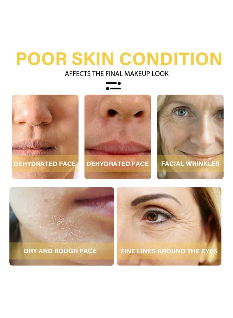 EELHOE 24k Gold Face Cream Reducing Fine Lines Anti Aging Wrinkles Removal Lifting Firming Deeply Moisturizing Skin Repair Facial Cream - Image 4