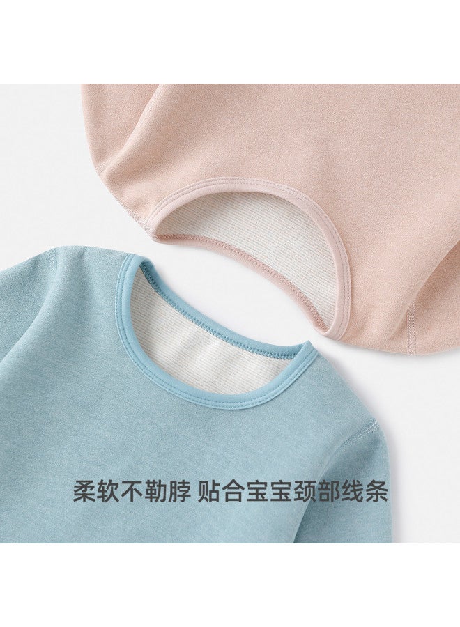 YISHUANGER Baby Winter Dralon Thermal Underwear Set Children's Warm Underwear Set Boys Girls Spring And Autumn Homewear - Image 5
