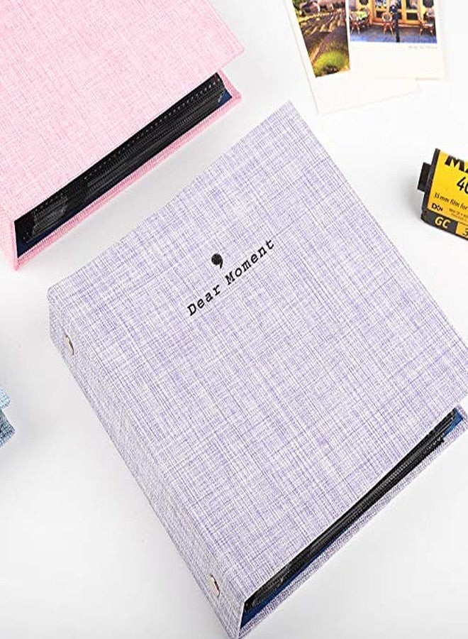 Ablus 100 Pocket Mini Photo Album - Fits Fujifilm Instax & Polaroid Snap Plus Kodak Mini Films (Perple) - Image 3