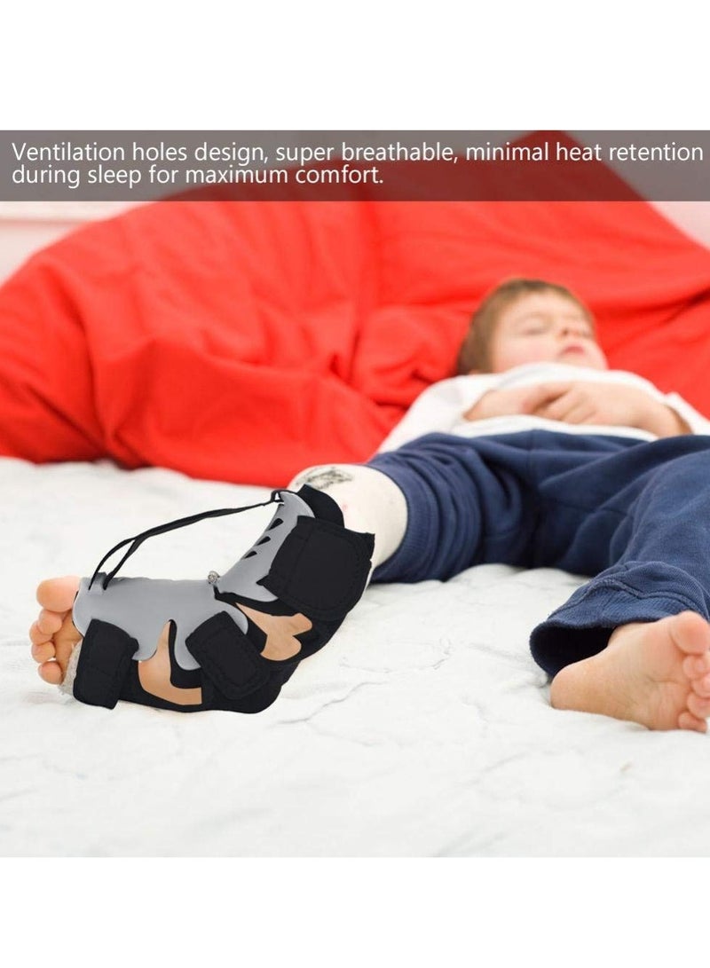 Excefore Plantar Fasciitis Orthosis Night Splint Knee Brace Ankle Brace Support Foot Rest - Adjustable Strap Brace for Men and Women - Soft and Easy to Relieve Pain, Suitable for Both Left and Right Foot - Image 3