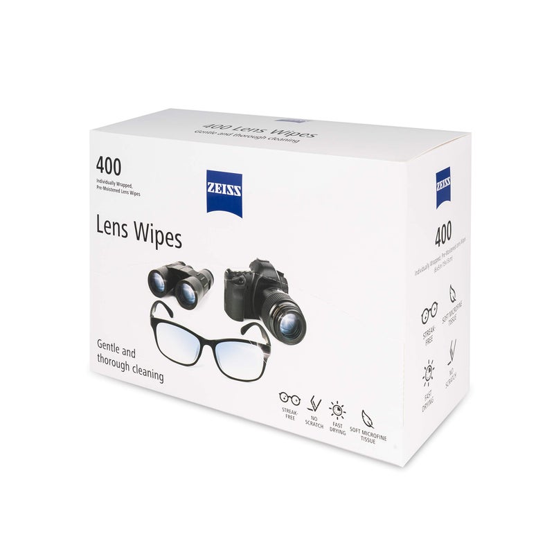Zeiss ZEISS Pre-Moistened Alcohol Wipes, Glasses Cleaner, 400 Count  - Image 2