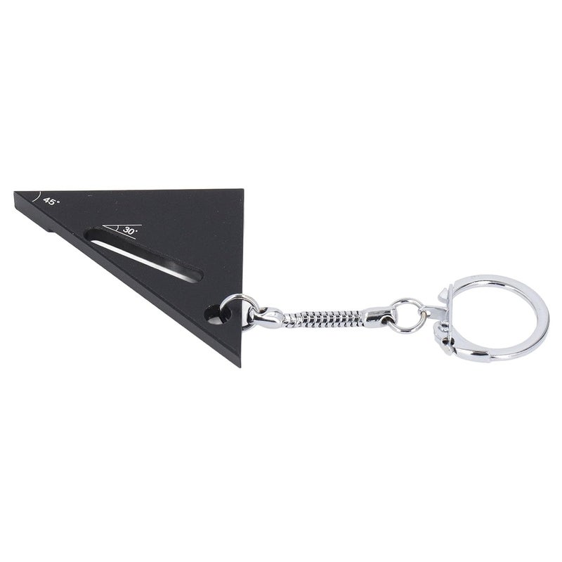 Woodworking Triangle Ruler Aluminum Alloy Carpenter Measurement Tool 90 45 30 Degree - Thickened Aluminum Alloy, Multi - Angle Precision, Ideal for Woodworking and Carpentry (Black) - Image 4