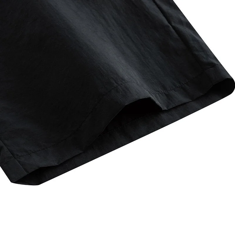 ANTA Black Men’s Lightweight Woven Shorts with Elastic Waist for Men | Best Price UAE