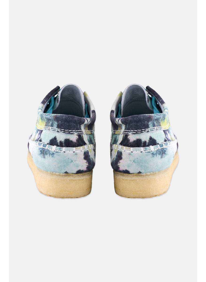 clarks Men Standard Weaver Tie Dye Lace Up Shoes, Mint Green/Grey Combo  - Image 2