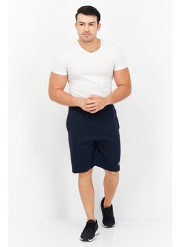RBX Men Sportswear Fit Side Tape Contrast Training Shorts, Navy  - Image 4