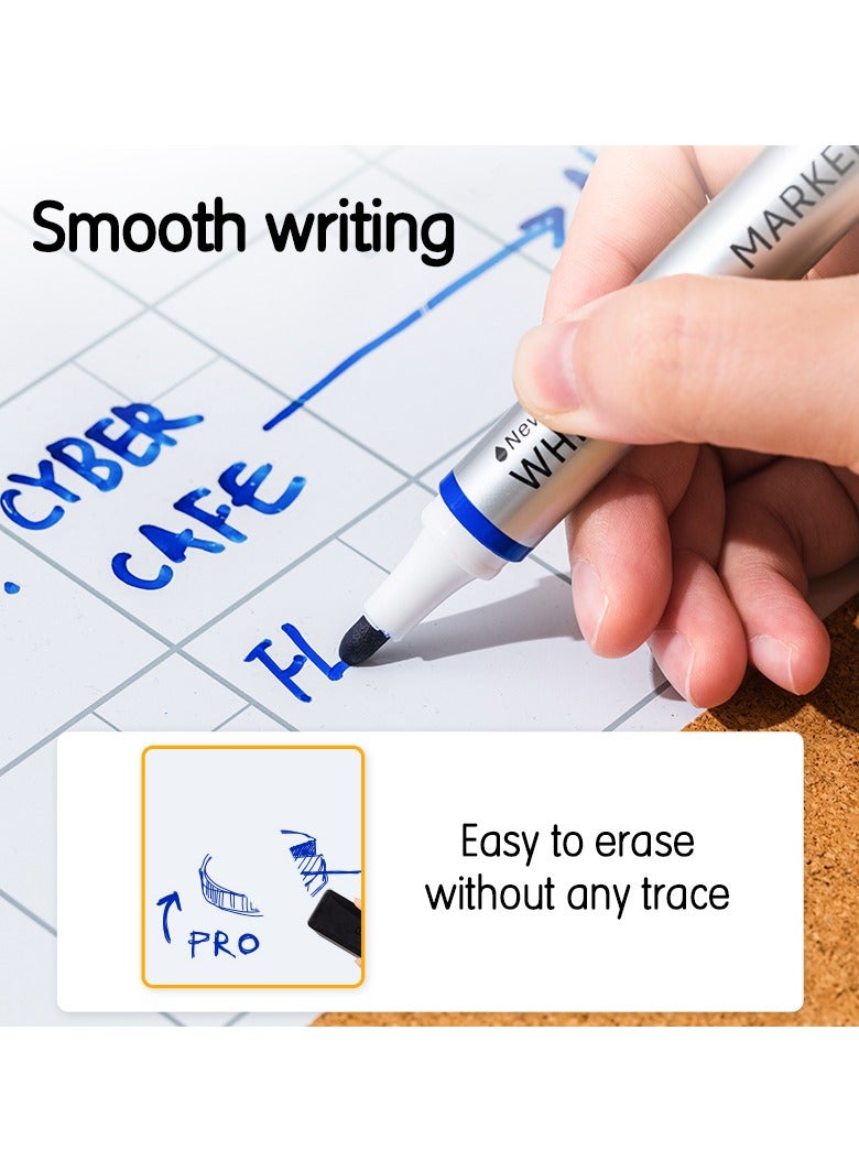 Deli EU00101 Whiteboard Marker Assorted Colour 4pcs/pac- ideal for offices, classrooms, and meetings - Image 3