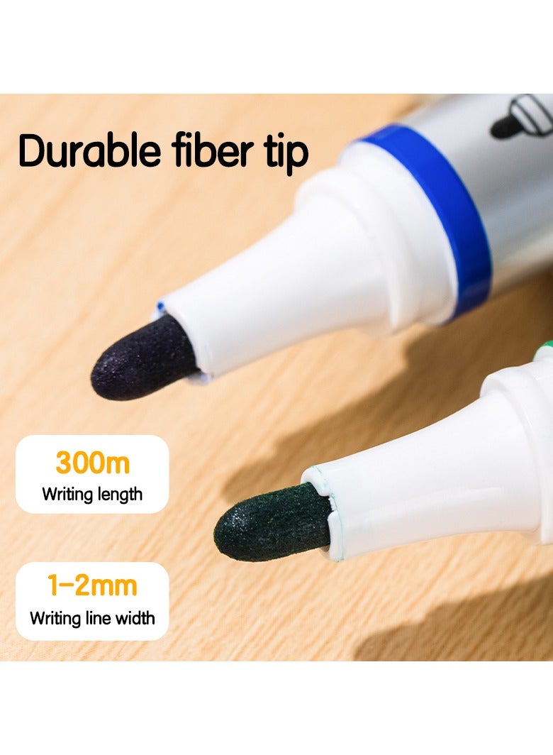 Deli EU00101 Whiteboard Marker Assorted Colour 4pcs/pac- ideal for offices, classrooms, and meetings - Image 2