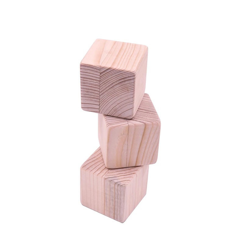 IVEI DIY MDF Stationery Wood Sheet Craft Plain MDF Cutouts Stationery Desktop Organizer for Painting Decoupage Resin Art Work Decoration IVEI DIY Wooden Paper Weight Set of 3