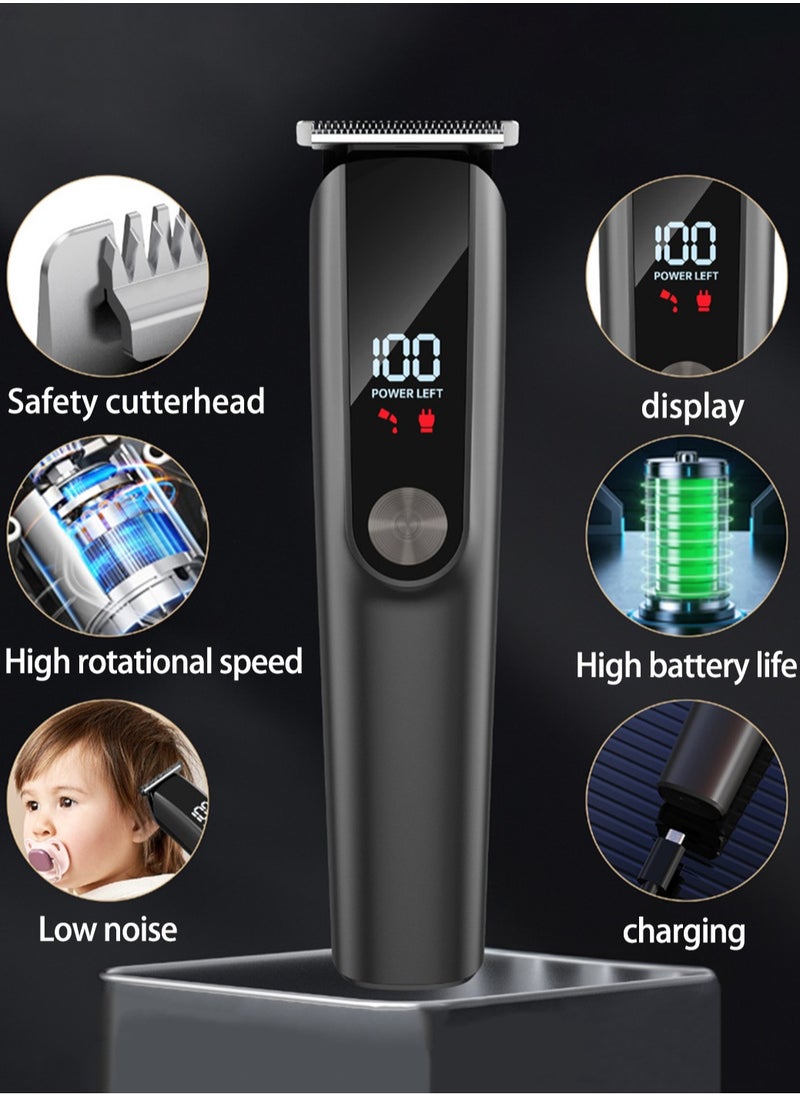 Luttec Cordless Professional Hair Clipper 5 in 1 Hair Trimmers Beard Trimmer ,Multifunctional Mens Grooming Kit for Beard Face Nose USB Rechargeable Electric Shaver Body Trimmer for Men with Storage Base  - Image 4