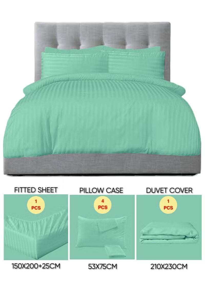 6 Pieces Queen Size Duvet Cover Set