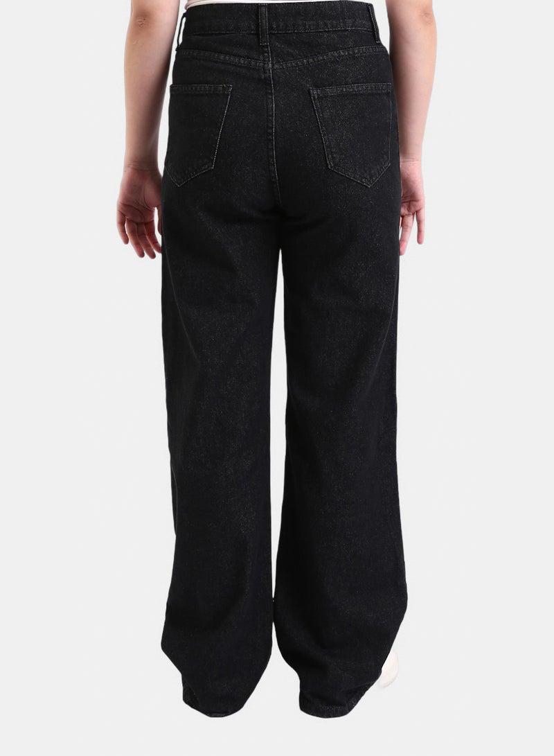 RAVIN Women Solid Wide Leg Jeans - Image 2