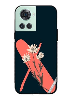 Protective Case Cover For OnePlus Ace Alphabet X Design Multicolour