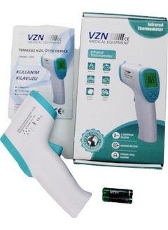 Vzn ميزان حرارة رقمي بالأشعة تحت الحمراء بدون تلامس من Vzn - مقياس درجة حرارة الجسم والجبهة  - Image 3
