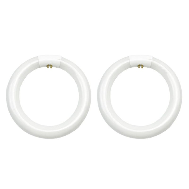2 8-inch 22-watt T9 ring fluorescent bulbs (ceiling lamp replacement) White - Image 1