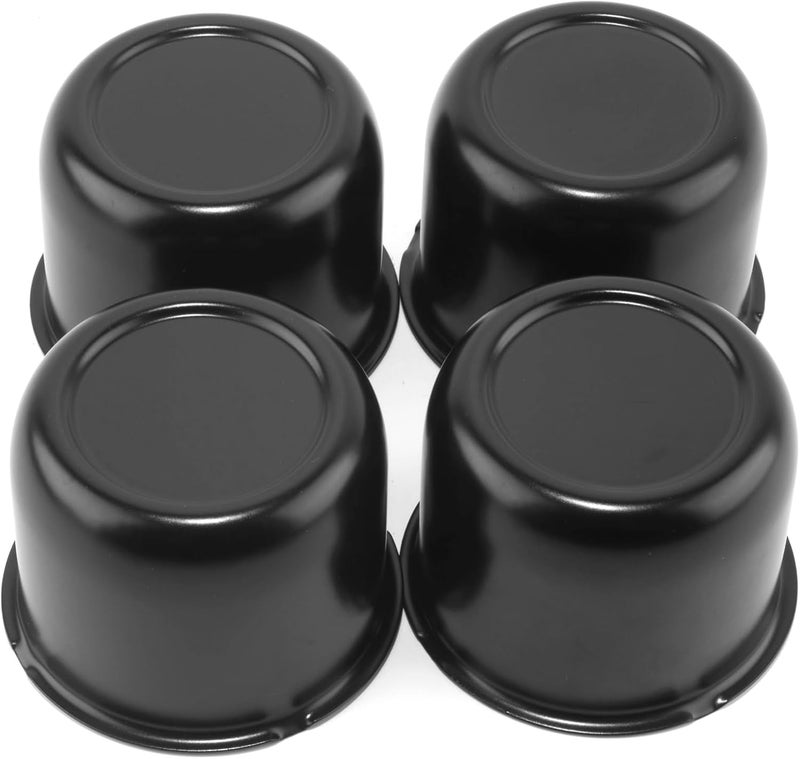 RTRHINOTUNING Stainless Steel Push Through Center Caps 3.11" for Trailer Truck Rv Wheel Rims Chrome Trailer Hub Cap 2.35" Hight 4 PCS Wheel Center Caps - Image 1