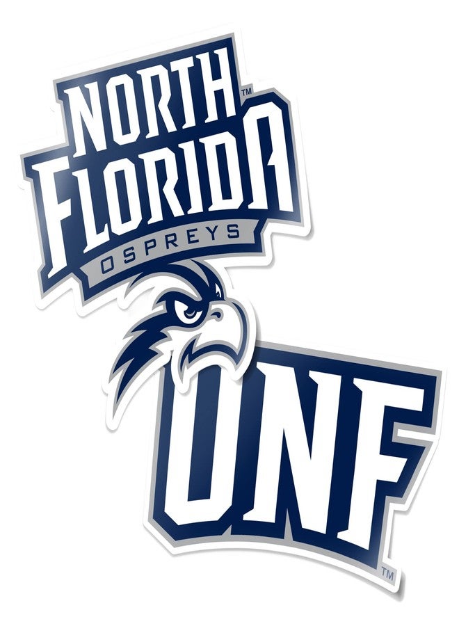 Desert Cactus University of North Florida UNF Ospreys Sticker Vinyl Decal Laptop Water Bottle Car Scrapbook (4 Inch Set V1) - Image 1
