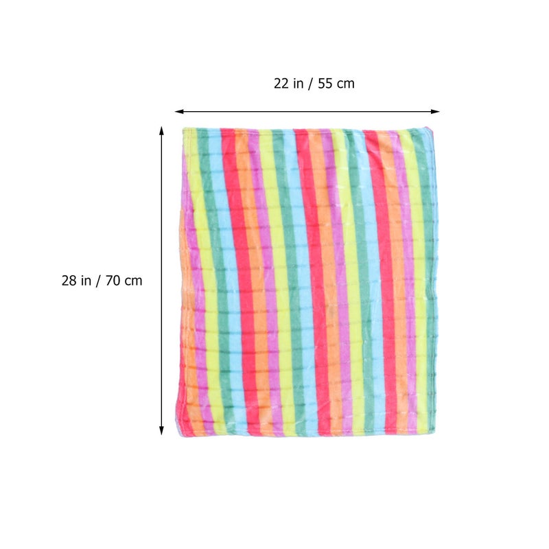 Pet Colorful Warm Blanket Flannel Warm Blanket Winter Autumn Blanket Pet Sleep Blanket for Dog Cat Size - Image 2