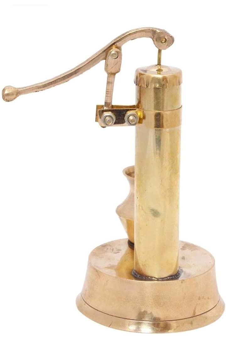 Santimo valtina lensFashion Bizz Handcrafted Brass Mini Working Hand Pump is A Perfect Table DecorGold 1 Hand Pump 57 OffStandardNAL45 - Image 3