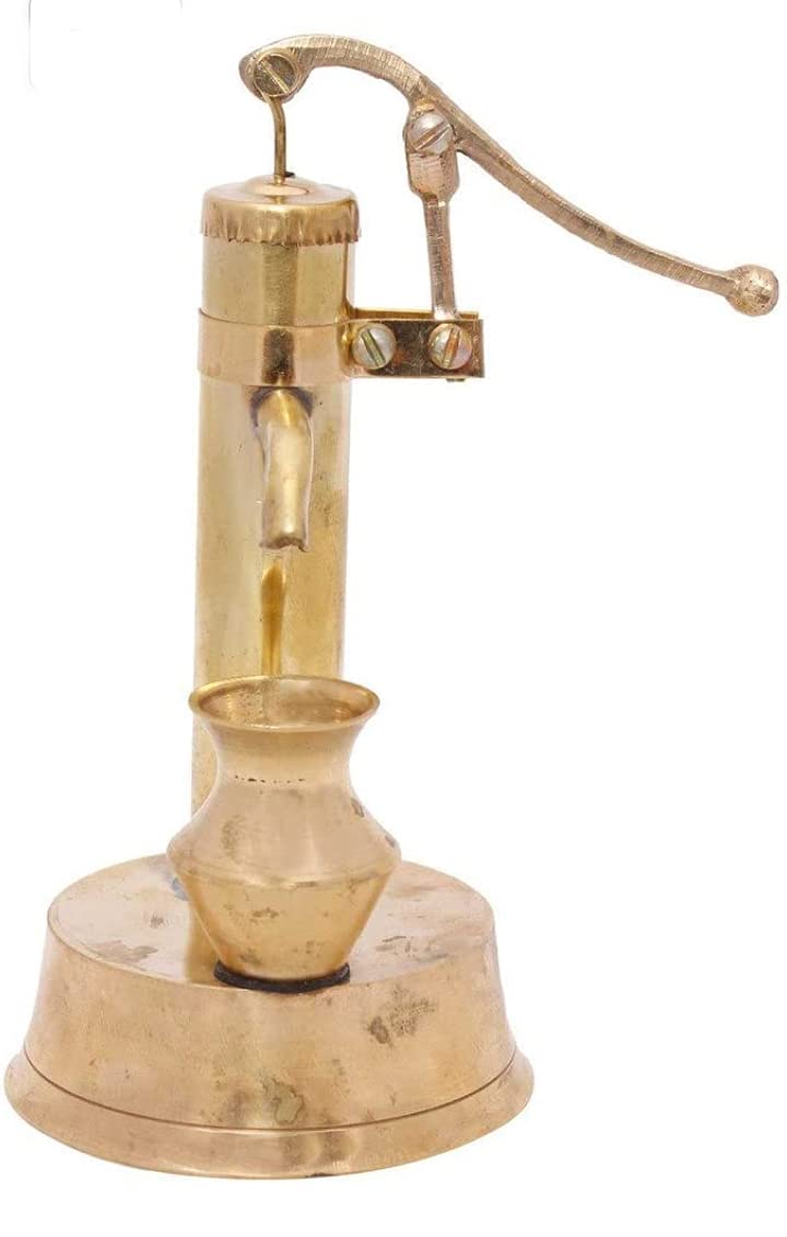 Santimo valtina lensFashion Bizz Handcrafted Brass Mini Working Hand Pump is A Perfect Table DecorGold 1 Hand Pump 57 OffStandardNAL45 - Image 2