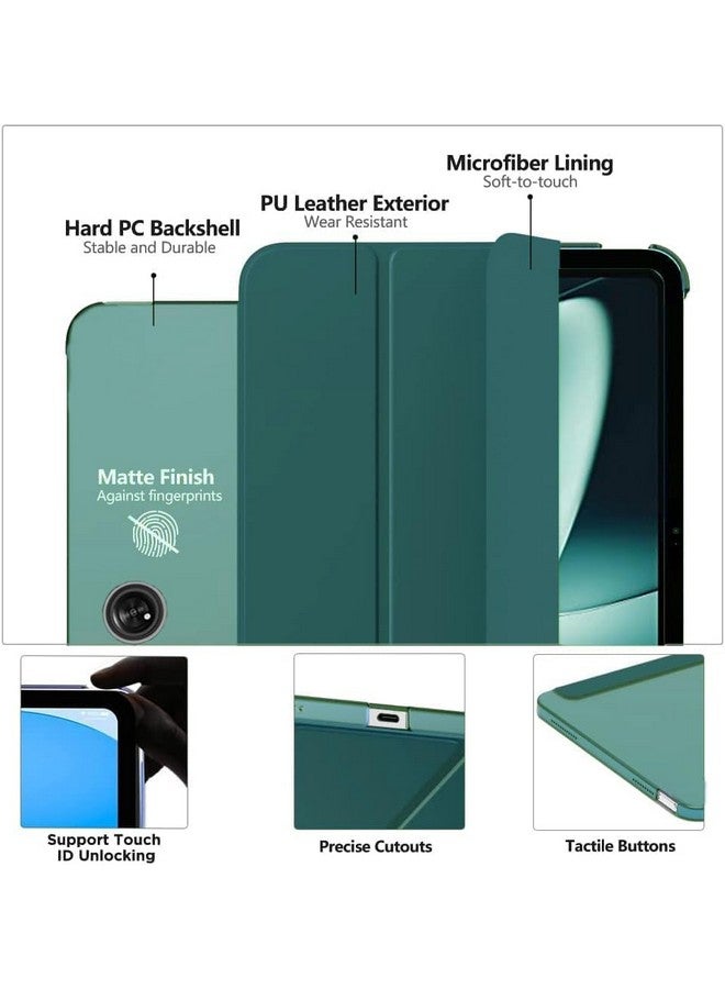 ProElite Cover for OnePlus Pad Go 11.35 inch Case Cover, Transparent Flip Case Cover for OnePlus Pad Go 11.35 inch 2023 with Stylus, Support Auto Sleep Wake, Dark Green - Image 3