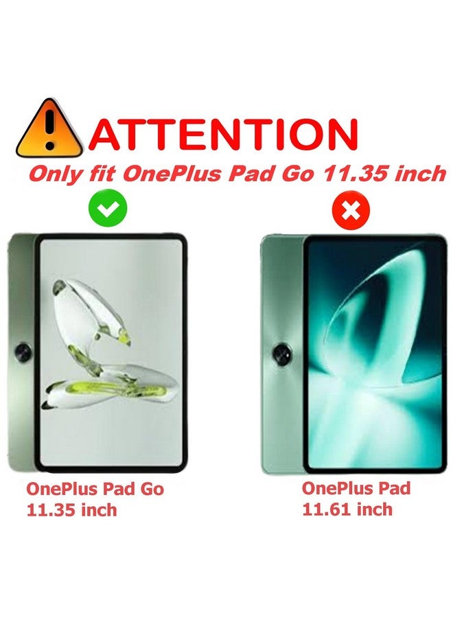 ProElite Cover for OnePlus Pad Go 11.35 inch Case Cover, Transparent Flip Case Cover for OnePlus Pad Go 11.35 inch 2023 with Stylus, Support Auto Sleep Wake, Dark Green - Image 2