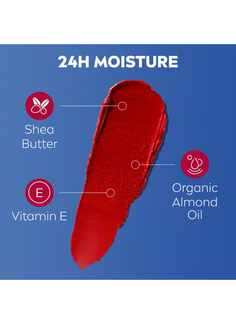 Labello بلسم الشفاه الجمالي الأحمر للعناية بالشفاه وخدود SPF 30 مرطب مع تلوين واقي من الشمس - Image 4