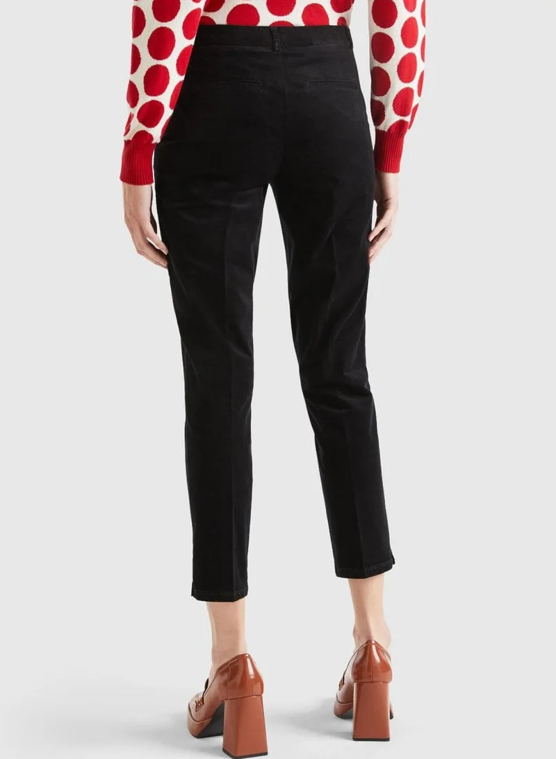 UNITED COLORS OF BENETTON Stretch Velvet Chinos Women's Pants