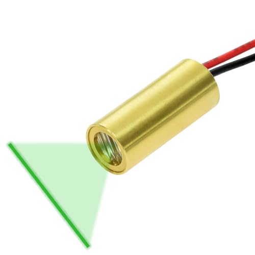 Quarton Green Line Laser Module VLM-520-28 LPT, Class 1, Emitting Angle > 60°, Ultra-Thin 1.2mm laser line at 1 meter, Operation voltage 7-10V DC - Image 2
