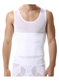 Spall Slimming Body Shaper Vest With Belt Tummy Control Tank Top Compression Waist Slimming Shirts Sleeveless Undershirt Shapewear For Men  - Image 1