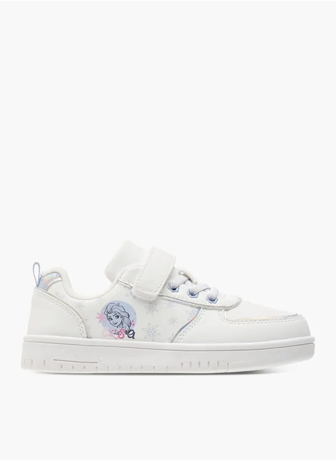 Disney Girls Sneaker With Double Velcro And Laser Cut