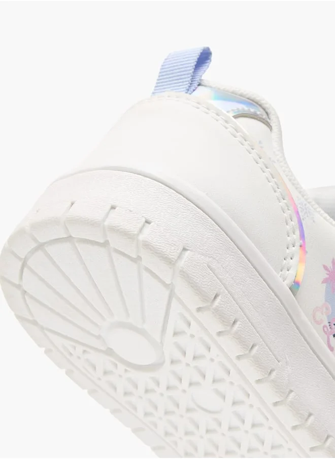 Disney Girls Sneaker With Double Velcro And Laser Cut