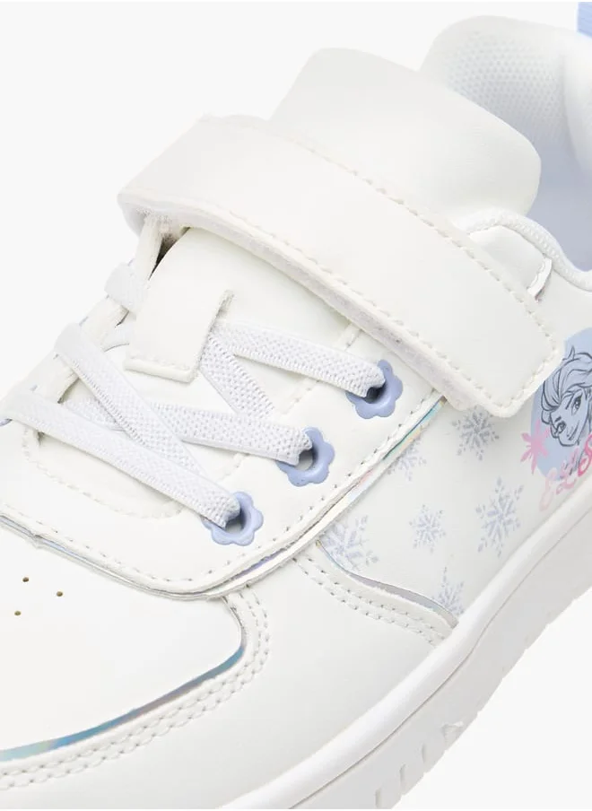 Disney Girls Sneaker With Double Velcro And Laser Cut
