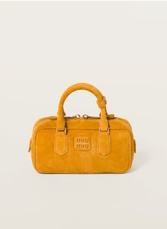 Miu Miu Arcadie padded suede top-handle bag  - Image 1