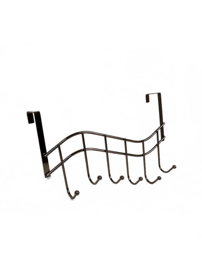 Door Hanger for Cloth Hanging Over The Door Hook with 6 Portable Hooks Heavy Duty Cloth Hanger Rack for Hanging Clothes (6 Hooks Hanger)  - Image 4