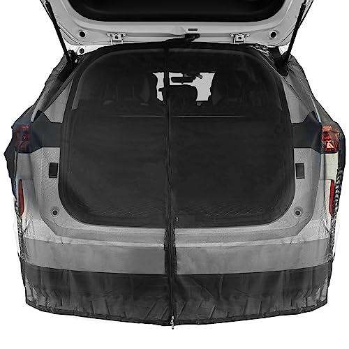 RBOKO Car Tailgate Mesh Screen, Breathable Mesh Net for Car Tailgate for UV Sun Protection Ventilation Privacy Protection Magnetic Suction for SUV MPV Camping Self Drive Trip, Car Camping Accessories - Image 1