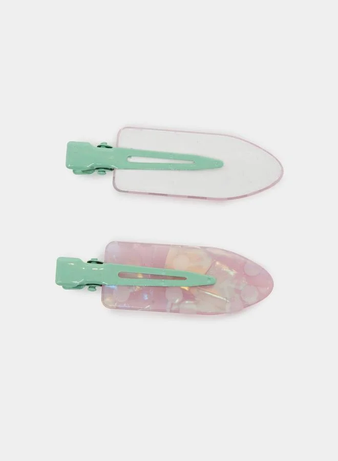 Styli Set of 2 - Kids Printed Hair Clips