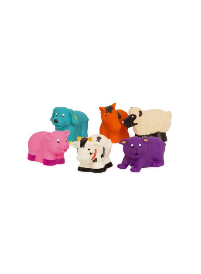 BATTAT Barn Animals Bath Buddies 6 Pcs - Image 2